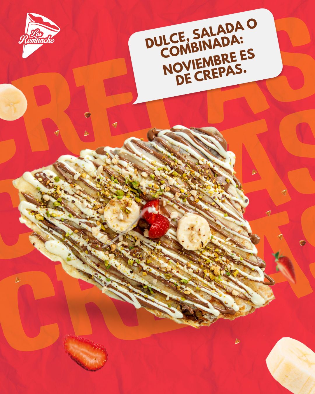 Fotografía de pizza para redes sociales